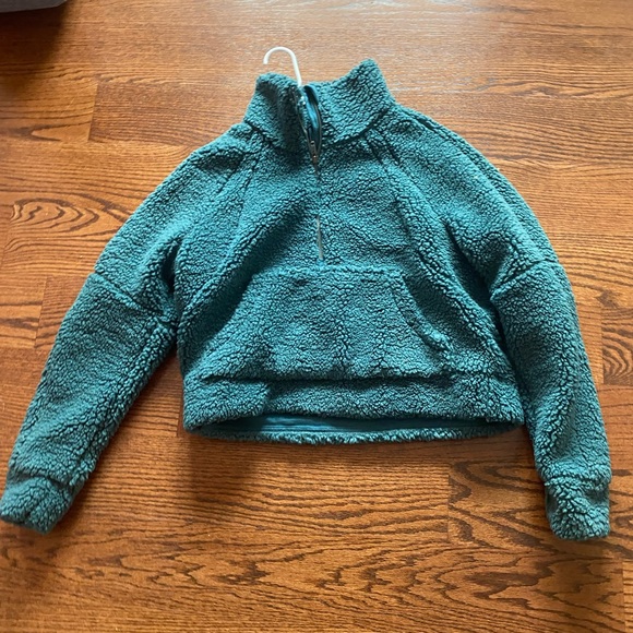 Lululemon fleece jacket dark green - Picture 2 of 4